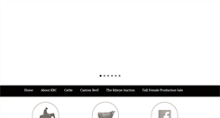 Desktop Screenshot of kimberleyblackcattle.com